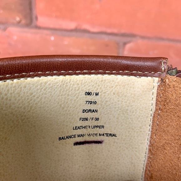 SOLD FRYE Dorian Vintage Y2K Platform Chunky Heel Sole Zippered Brown Boots, 9 - Picture 6 of 14